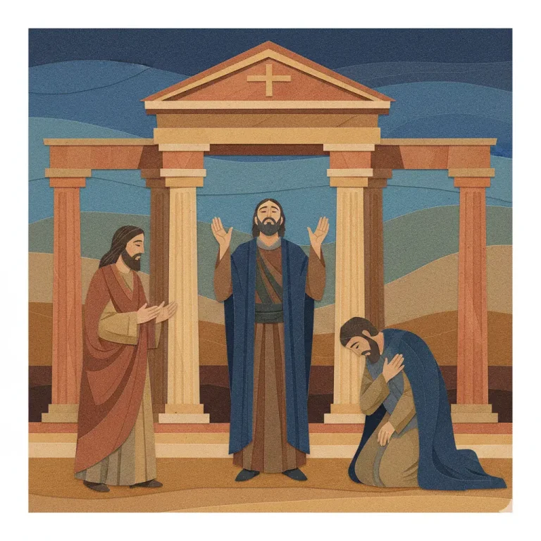 Lucas 18: 9-14. Parábola del fariseo y el publicano