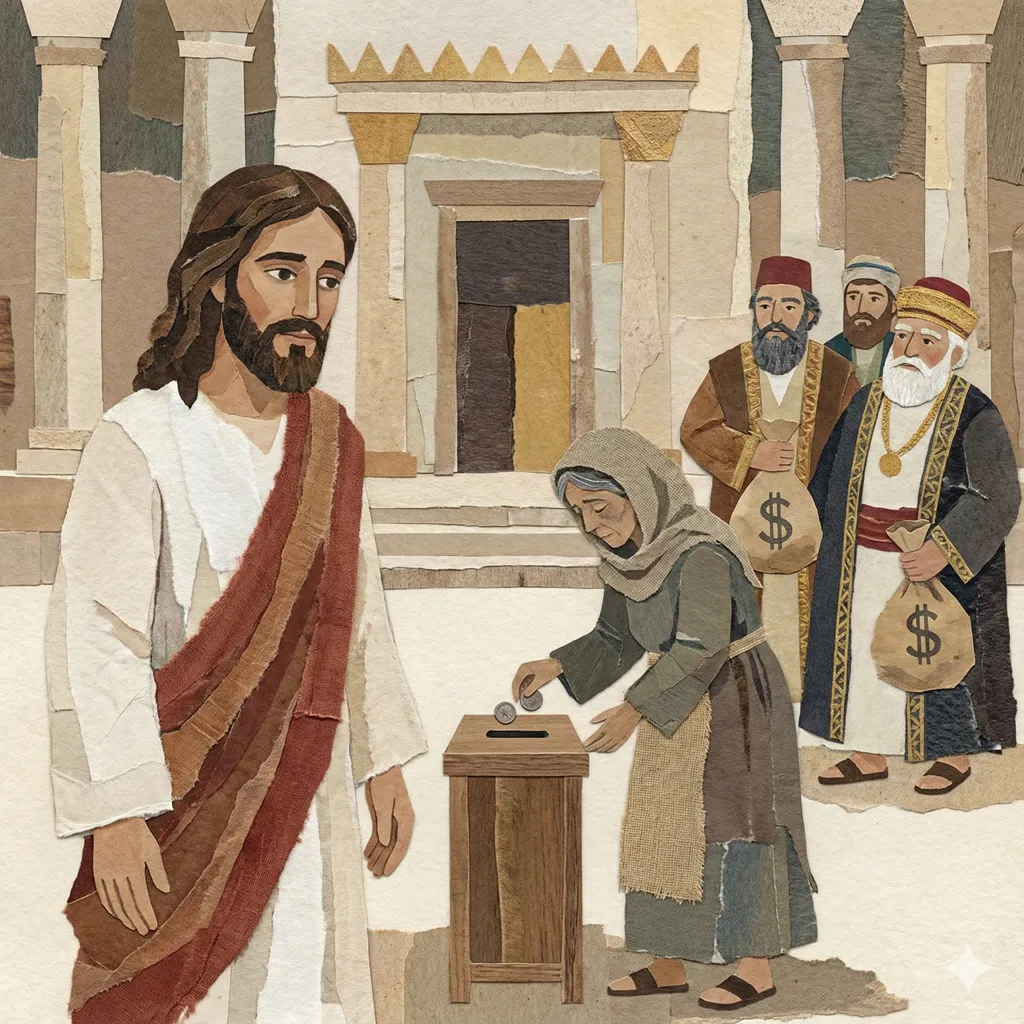 La Ofrenda de la Viuda. Lucas 21: 1-4