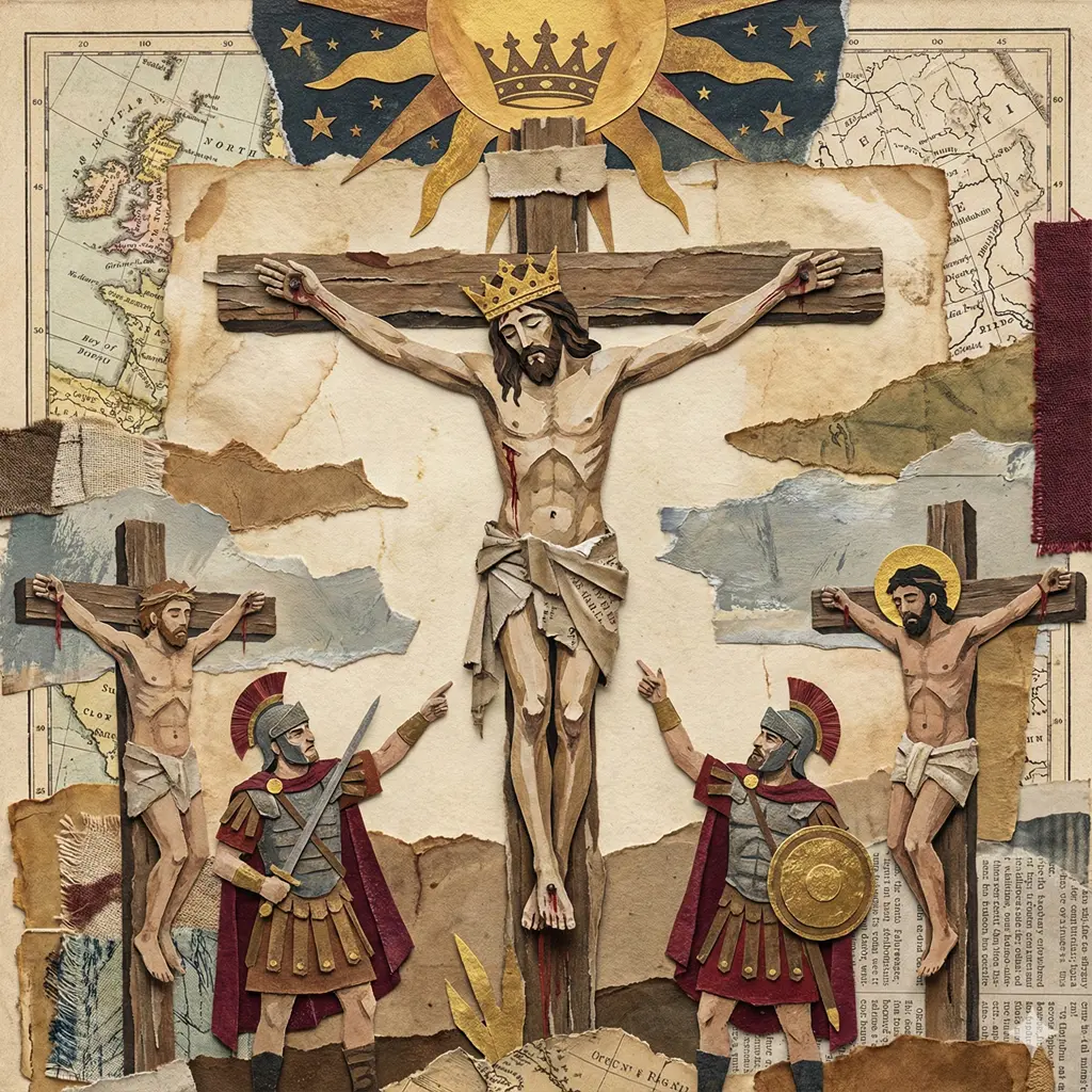 Lucas 23: 35-43. Cristo, Rey del Universo y al realeza de Cristo en la cruz