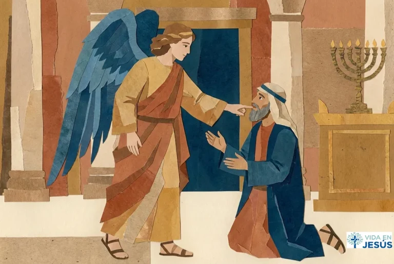 Lucas 1:5-25, El anuncio del ángel a Zacarías.