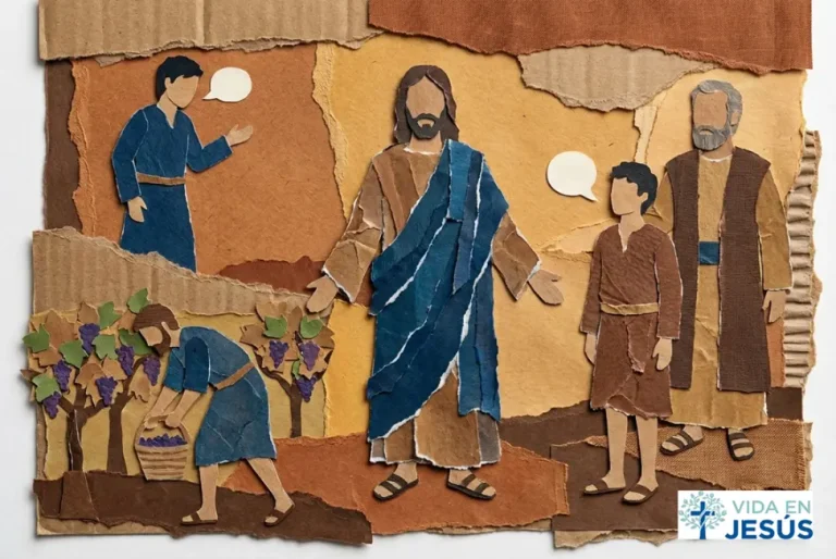 Mateo 21:28-32. La parábola de los dos hijos.