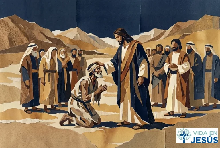 Marcos 1:40-45. La curación de un leproso.