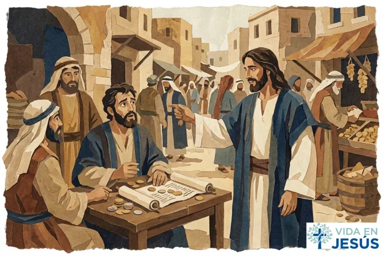 Marcos 2:13-17. Jesús llama a Leví a seguirlo.