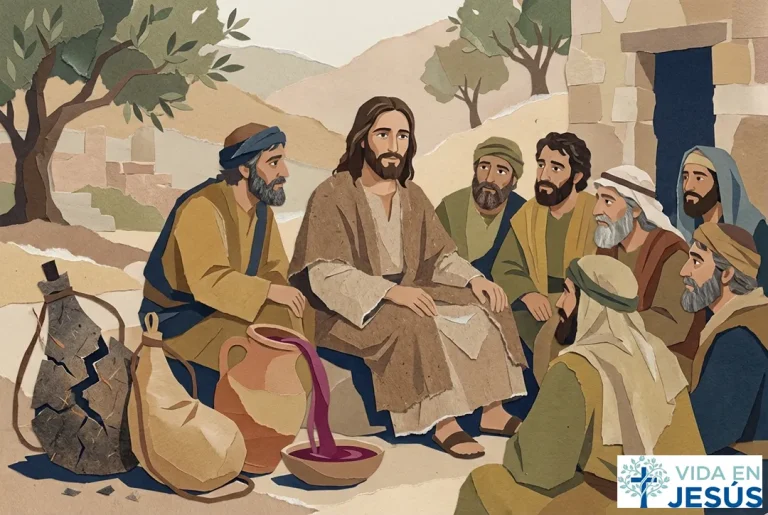 Marcos 2:18-22. El vino nuevo y los odres viejos.