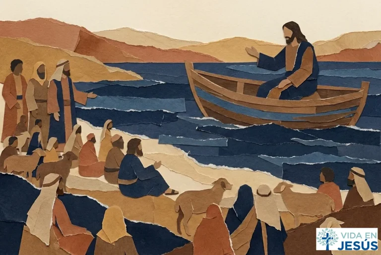 Marcos 6:30-34. Jesús se compadece de las ovejas sin pastor.