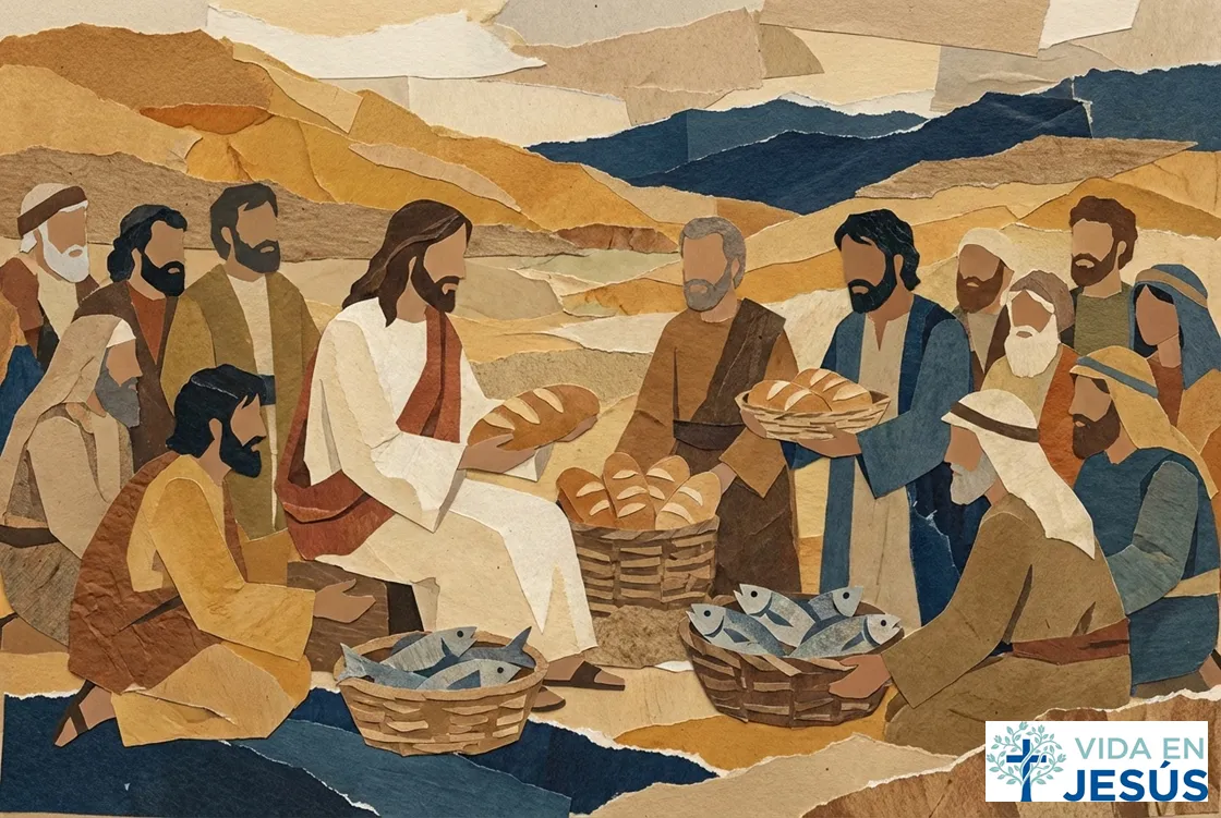 Marcos 8:1-10. La multiplicación de los siete panes.